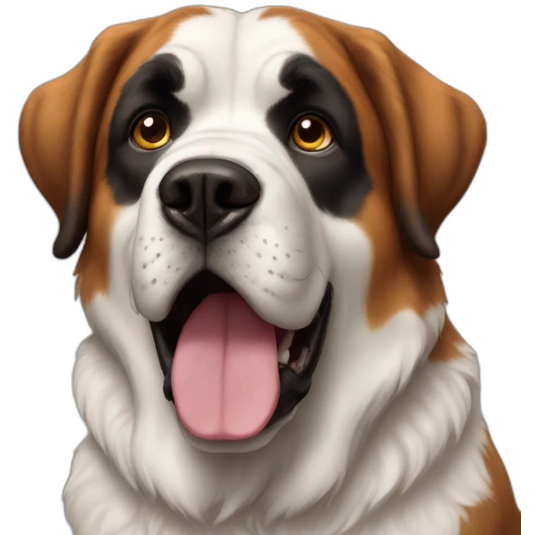 Saint bernard dog emoji
