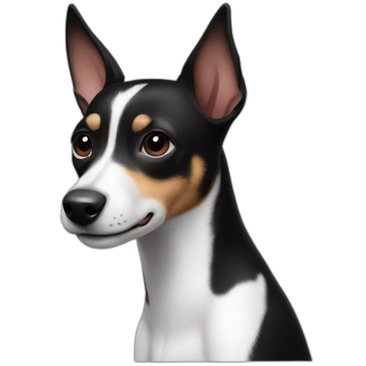rat-terrier-dog-black-and-white emoji