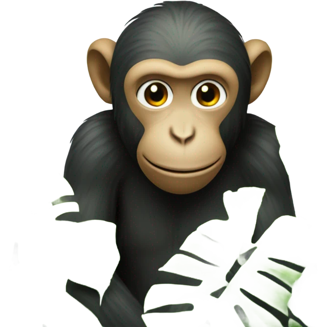 monkey in forest emoji