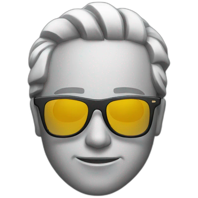 Por with sunglasses  emoji