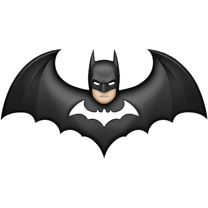Batman logo emoji
