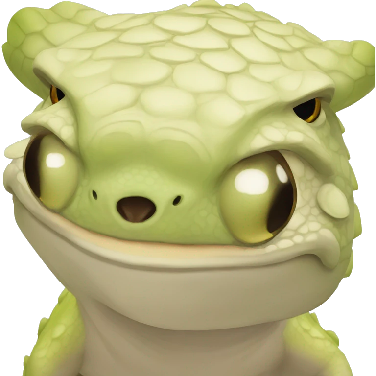 Pogona triste emoji