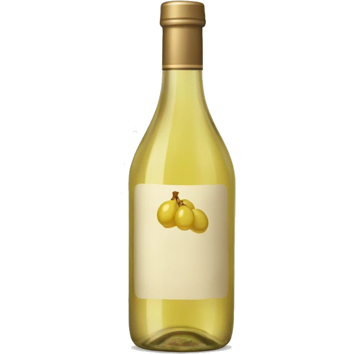 a single bottle of white wine vinegar emoji