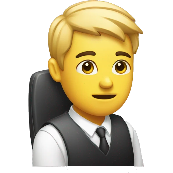 a bored AI prompter emoji