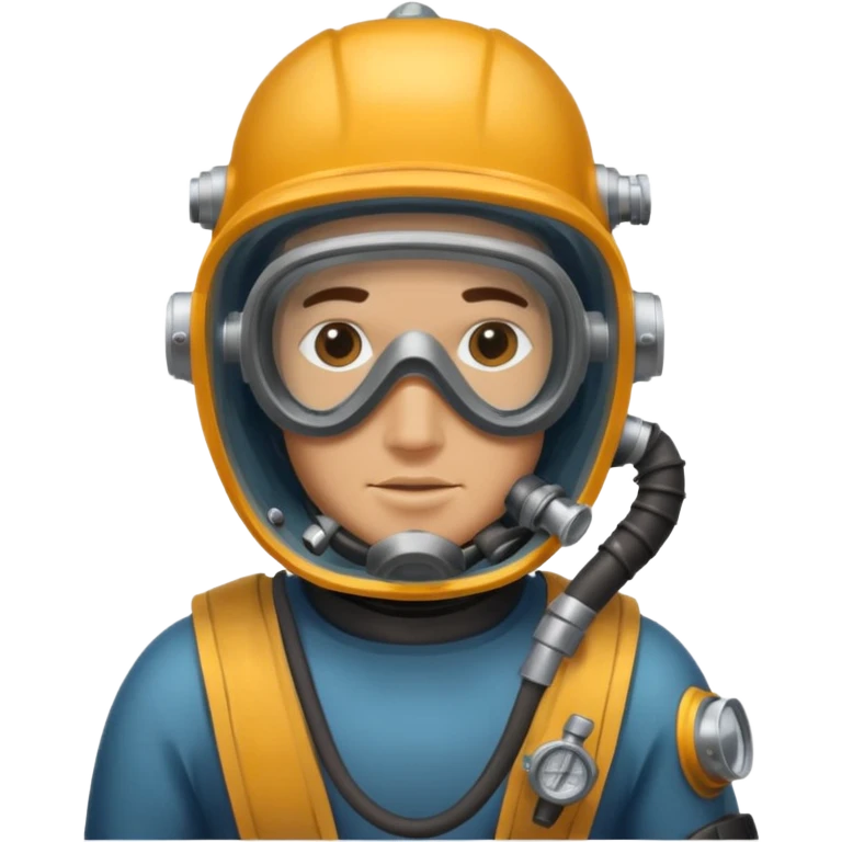 Underwater welder emoji