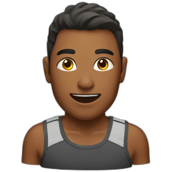 mountain runner emoji