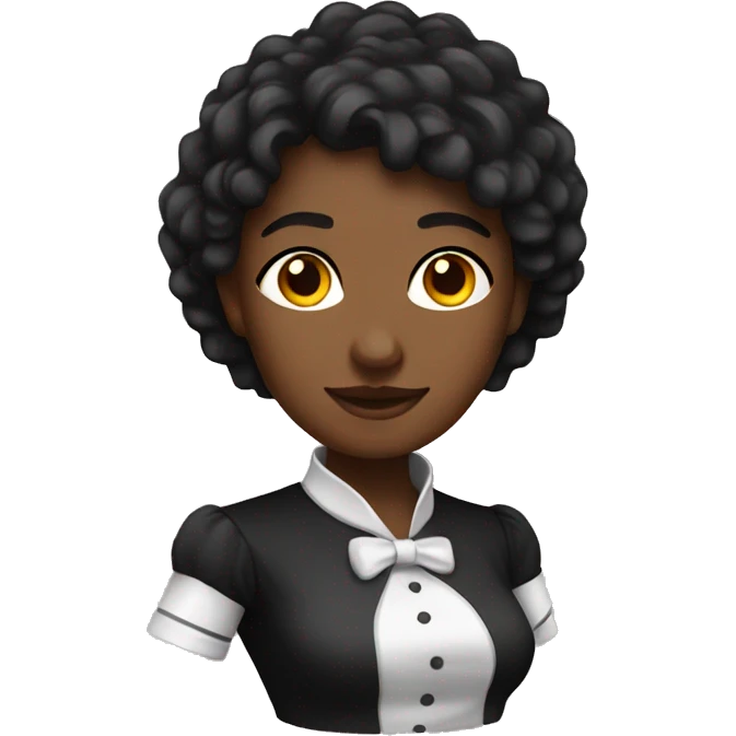 black bartenmaid emoji