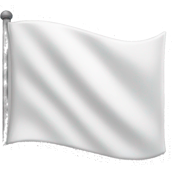 white flag emoji