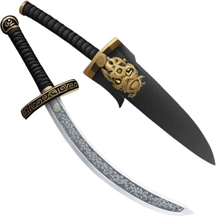 Japanese sword emoji