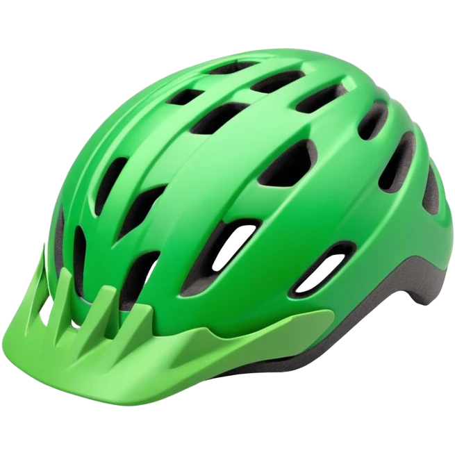 A greenbicycle helmet emoji