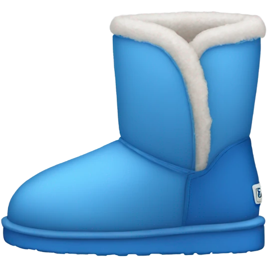Blue uggs  emoji