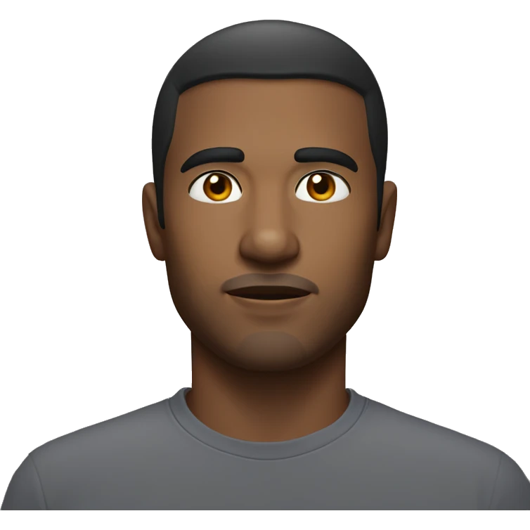 A head and shoulders shot of a 32 year old unknown man, with unknown unknown hair,   with unknown eyes wearing a t-shirt. emoji