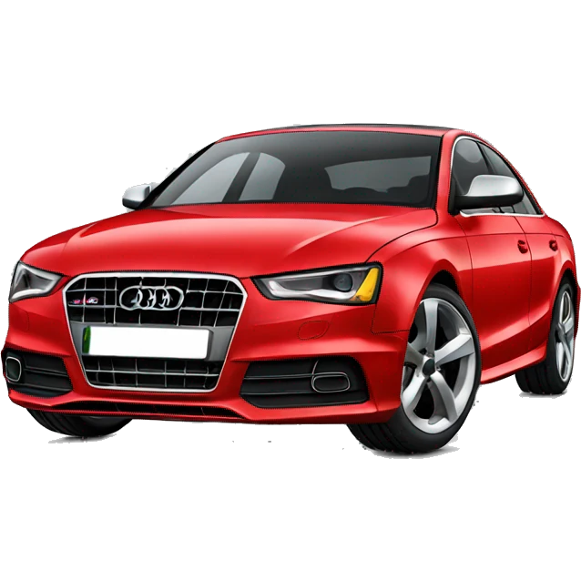 Red audi emoji