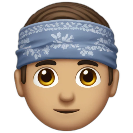 michael scott with bandana emoji