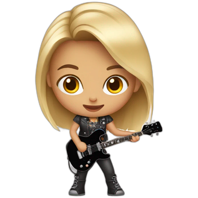 Girl Rockstar emoji