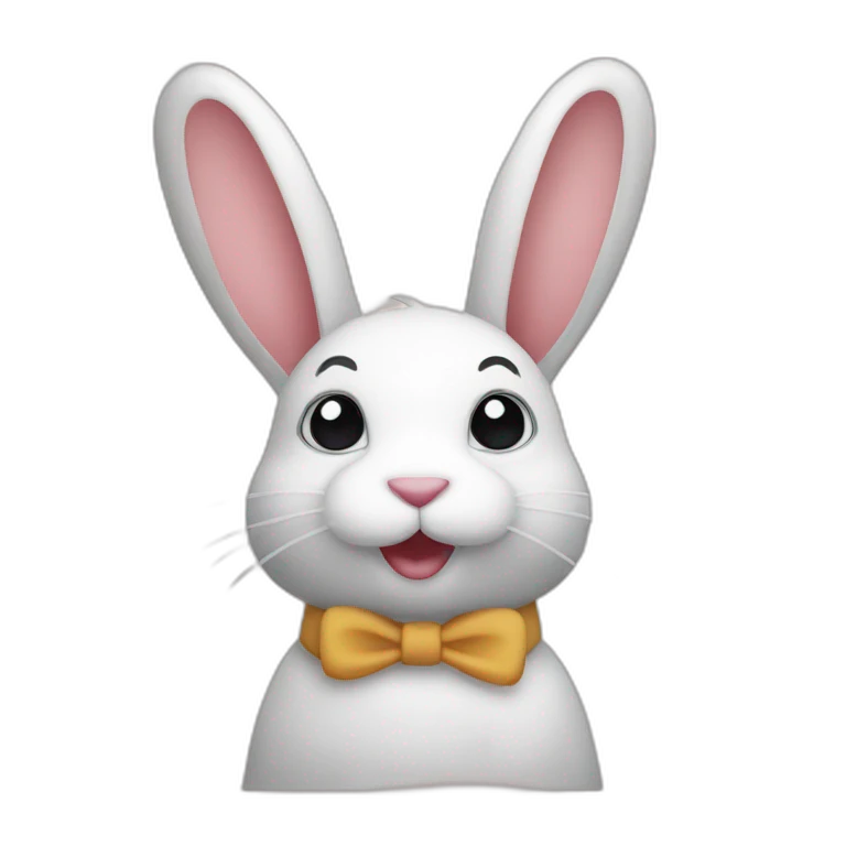 Doudou lapin emoji