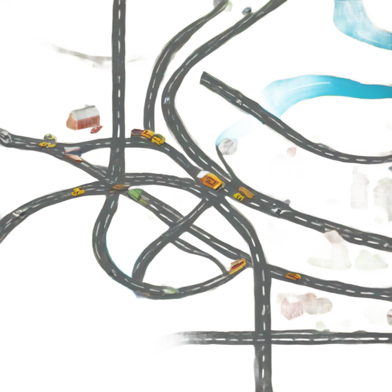 the road map emoji