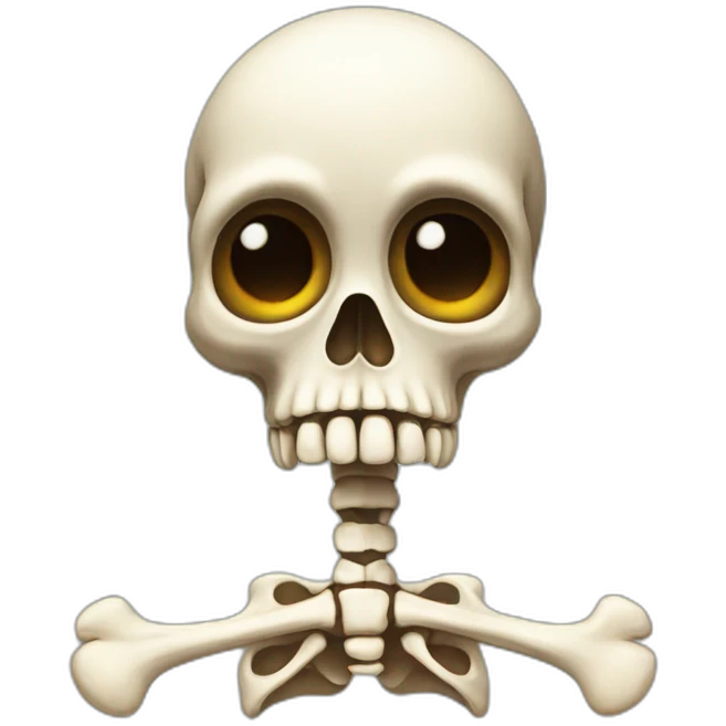 sad bone man emoji