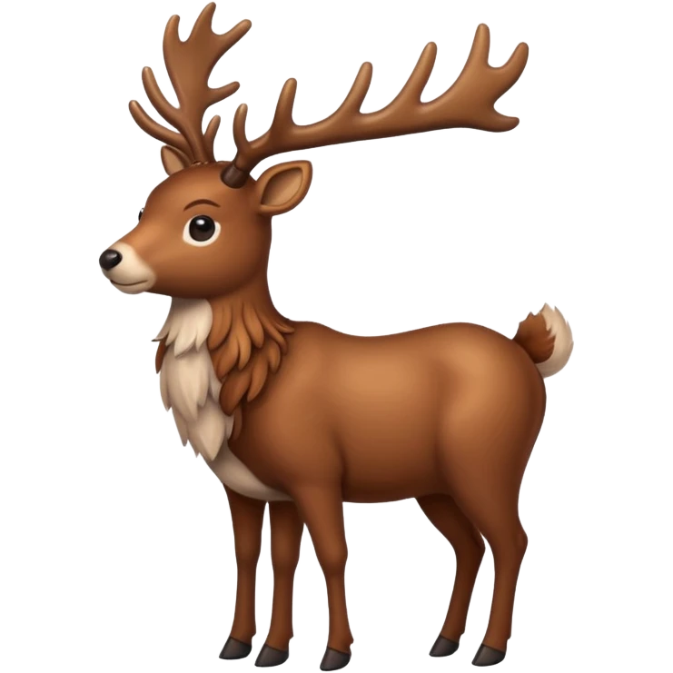 A Reindeer emoji