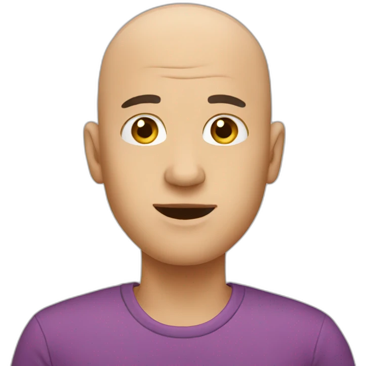 Bald emoji