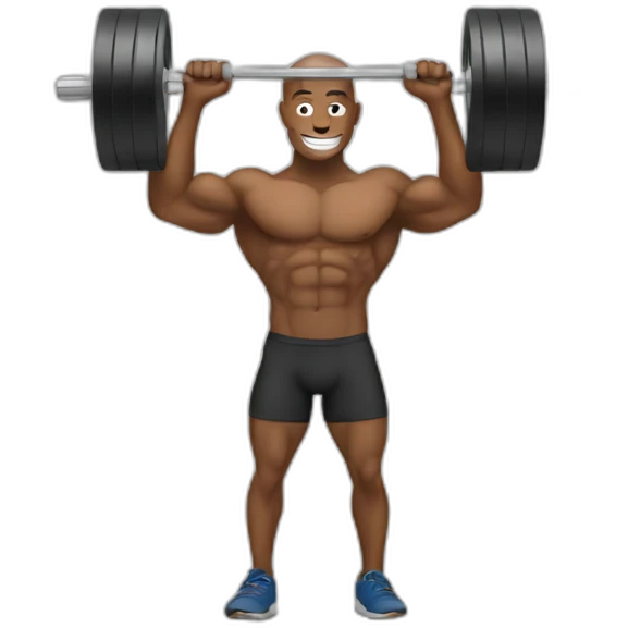 Lifting weights emoji