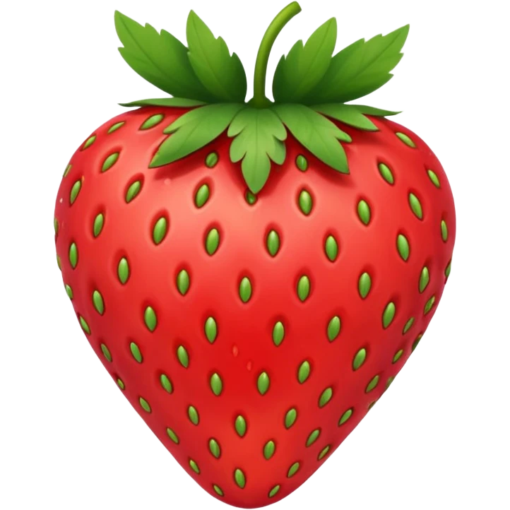 The body off the strawberry emoji