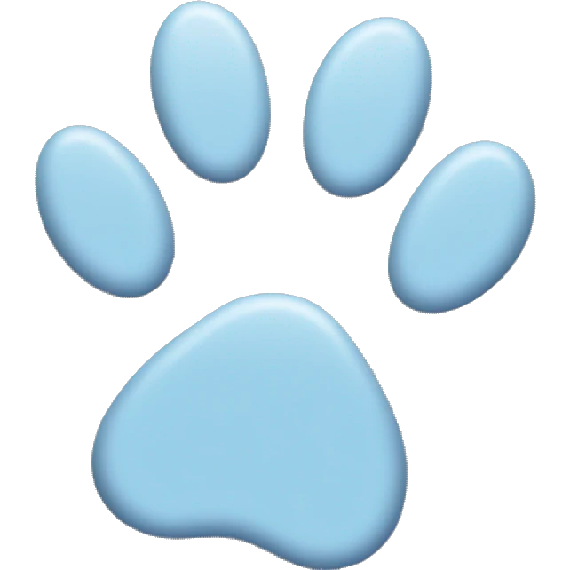 dog paw emoji