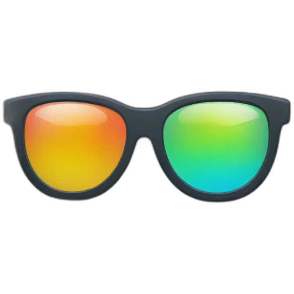 coloured glasses emoji