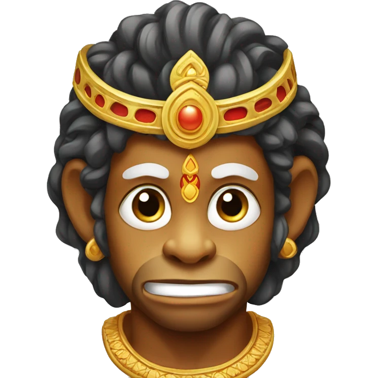 lord hanuman cartoon emoji