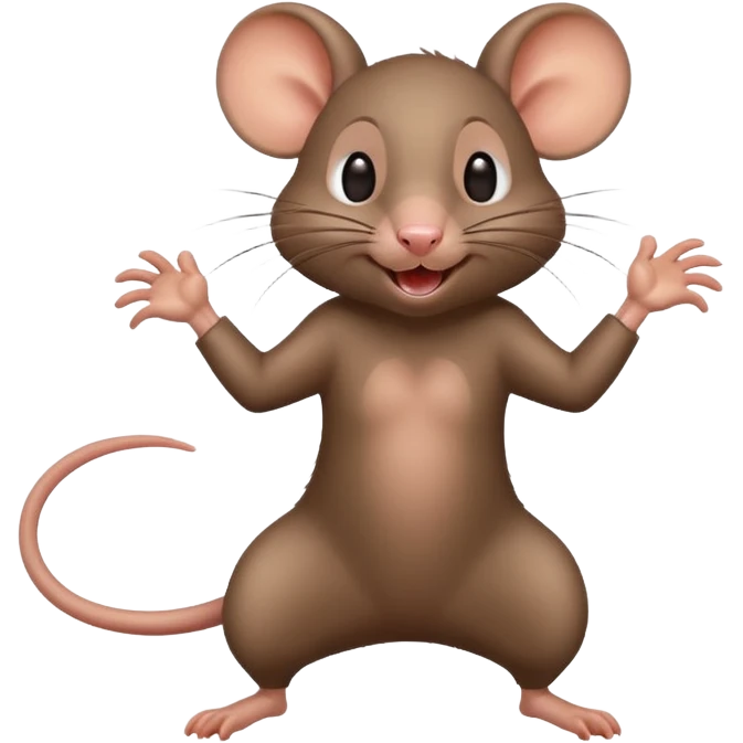 Make a rat dancing emoji