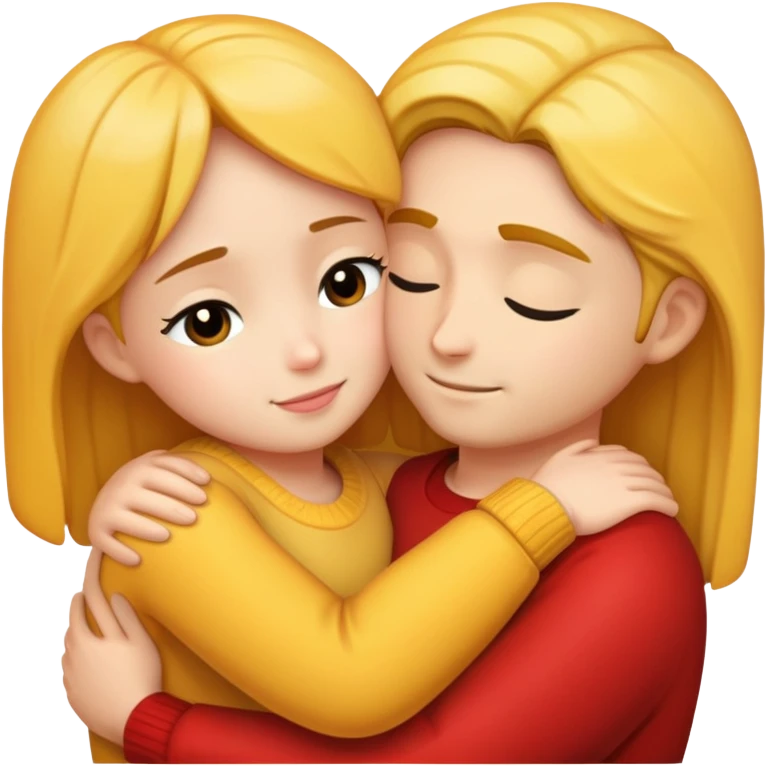 Warm hug emoji