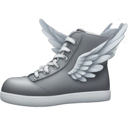 A shoe with wings emoji