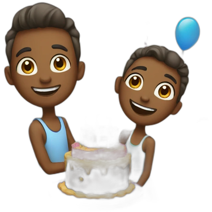 Celebración cumpleaños emoji