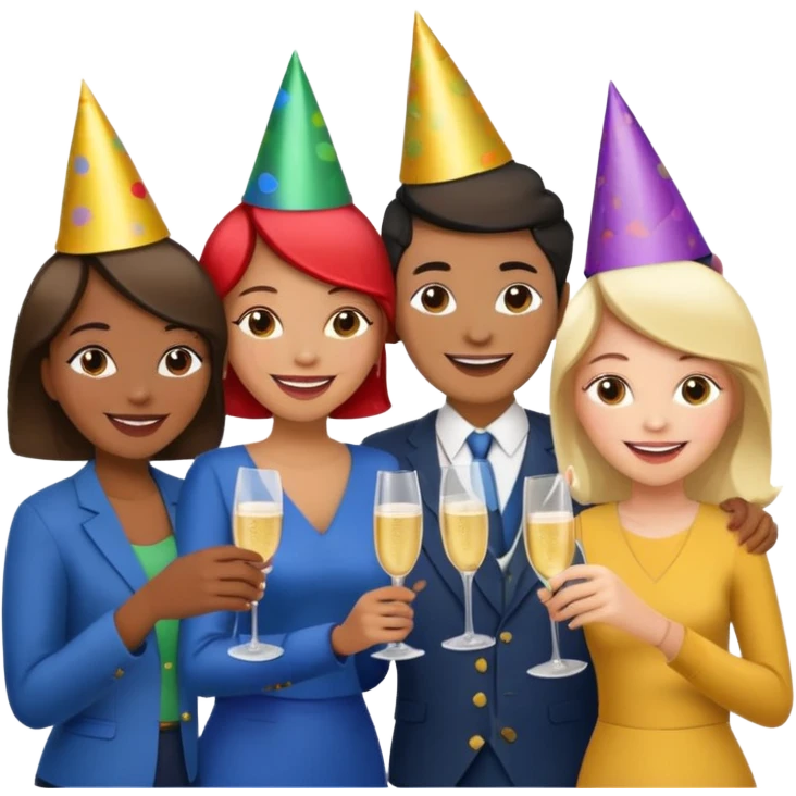 Personas reunidas charlando distendidamente emoji