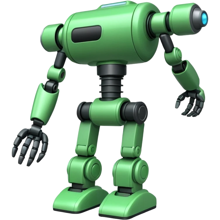 Jet-arm green, Toy Robot. emoji