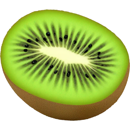 3D kiwi fruit  emoji