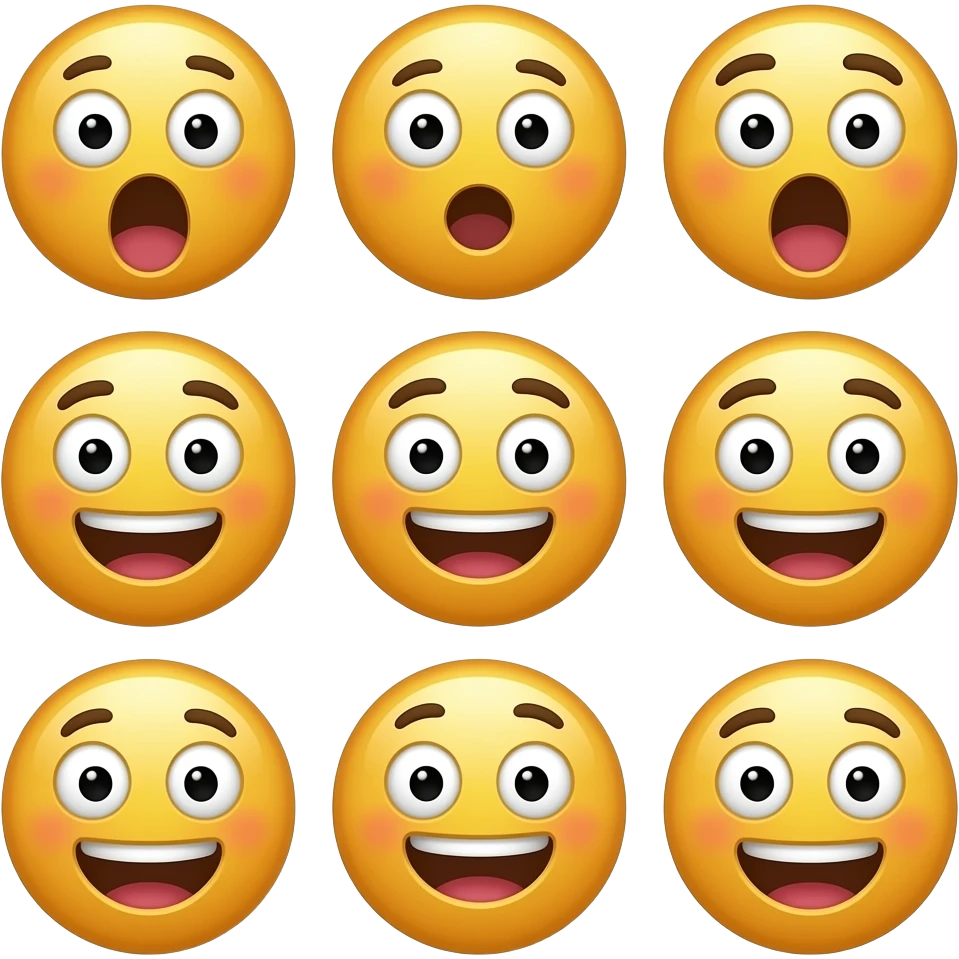 Emoji like real people a group of friends emoji