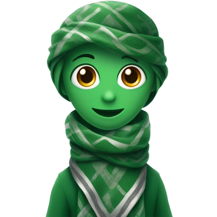 cute Slytherin snake with scarf hogwarts emoji