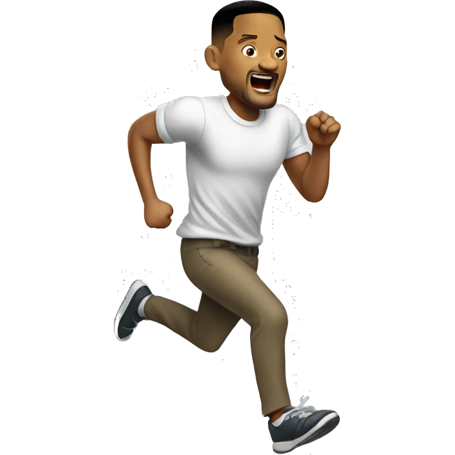 will smith running emoji