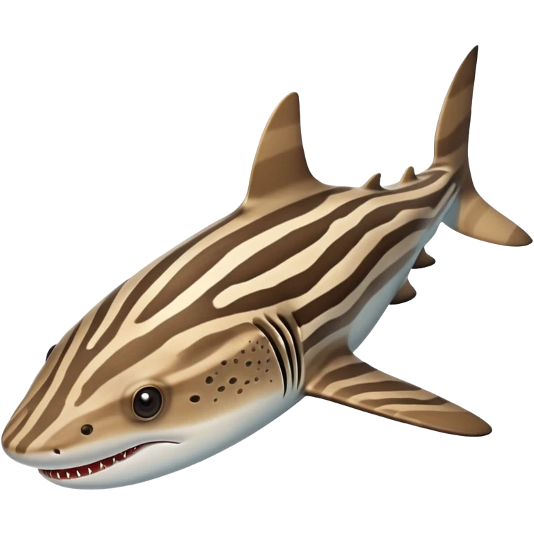 zebra species of shark emoji