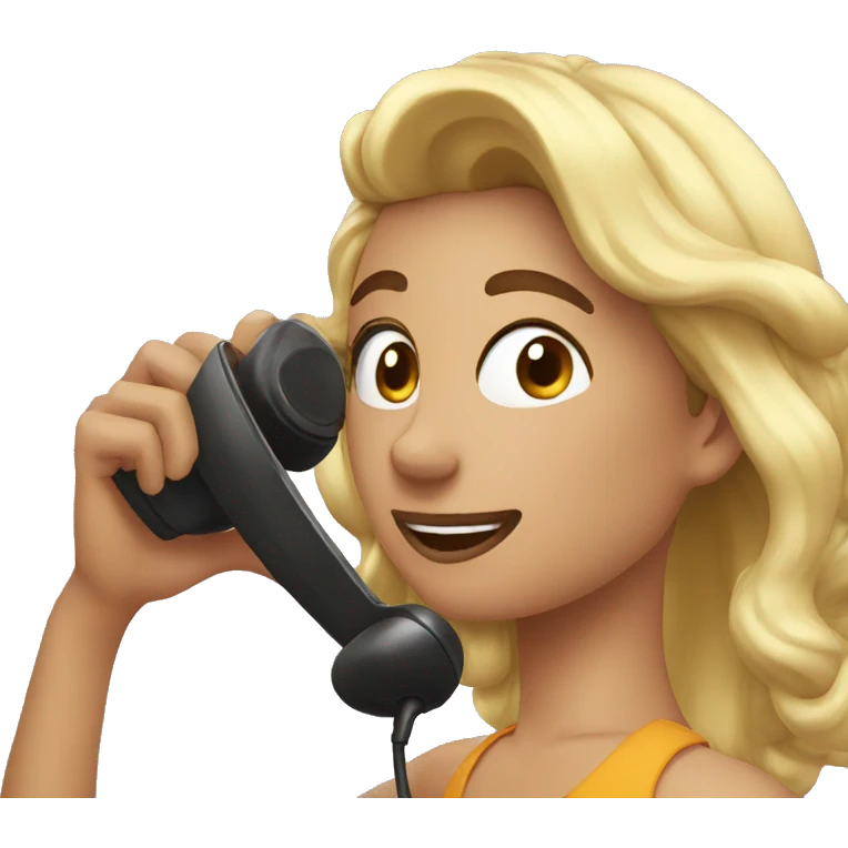 telephone selfie emoji
