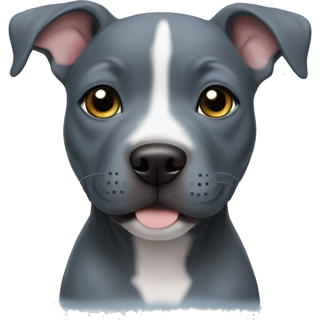 English blue staffy puppy emoji