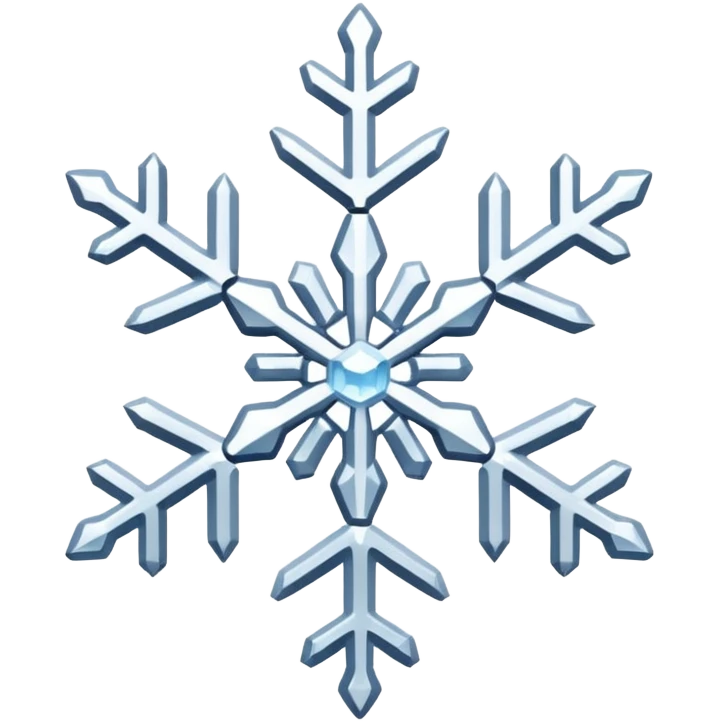 floco de neve emoji