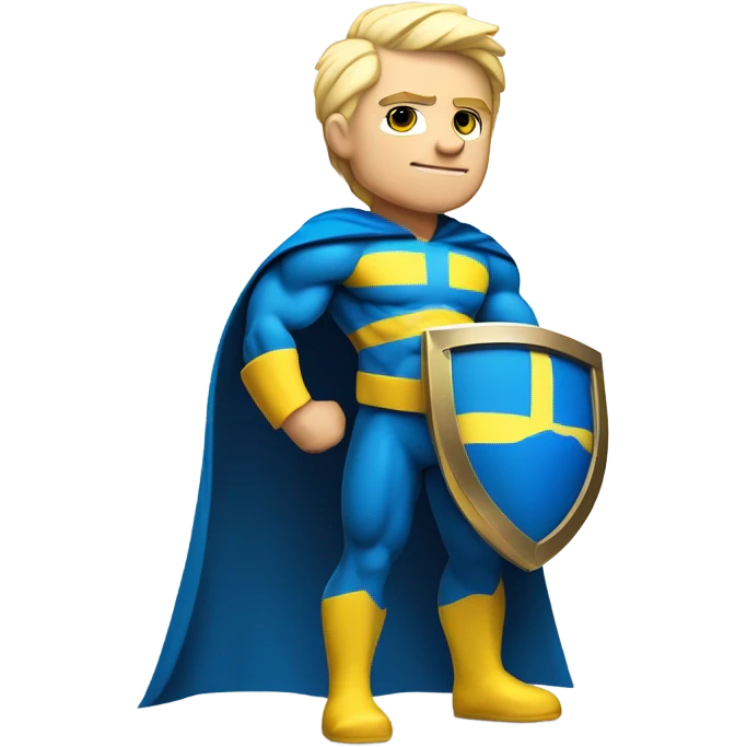 Captain America, but he’s Swedish emoji