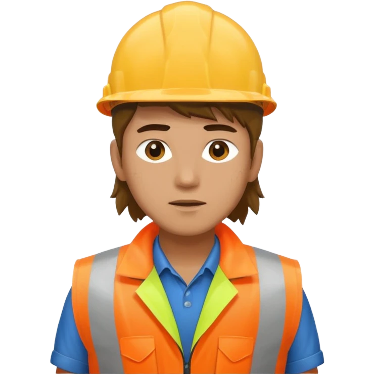 create a realistic emoji of a logistic worker in different weather situuations emoji