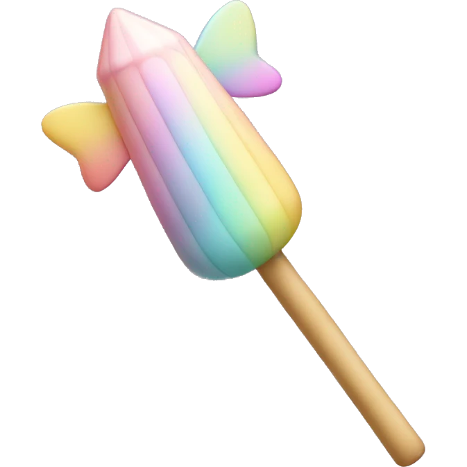 fairy candy wand pastel color emoji