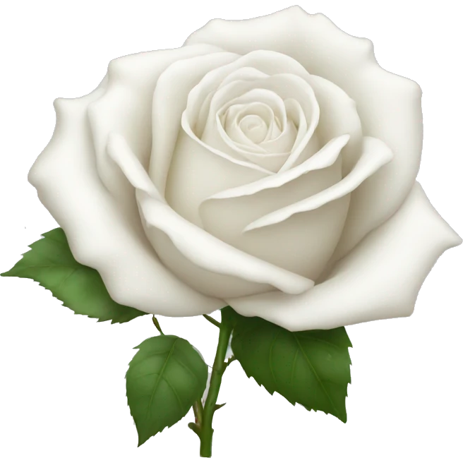 White rose emoji