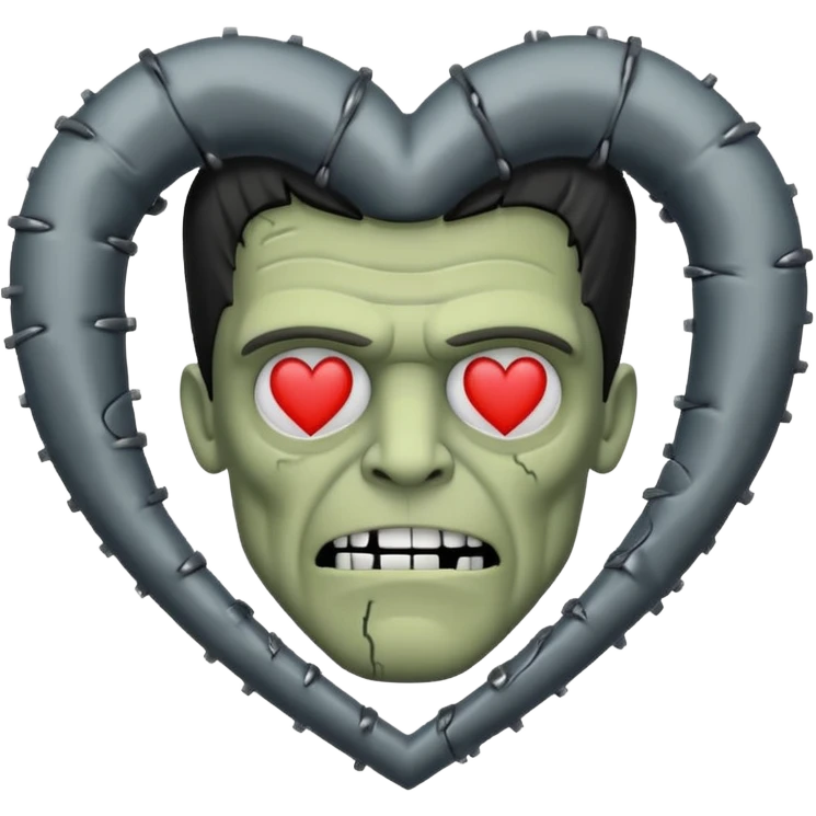 Frankenstein heart emoji
