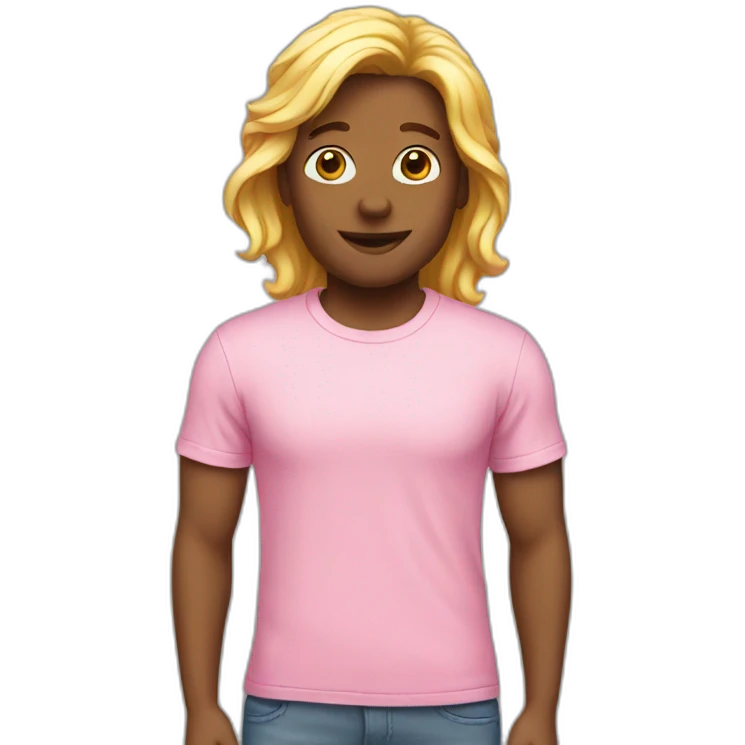 pink tee emoji