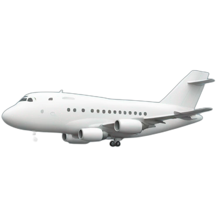 Aeroplane with ship handshake  emoji